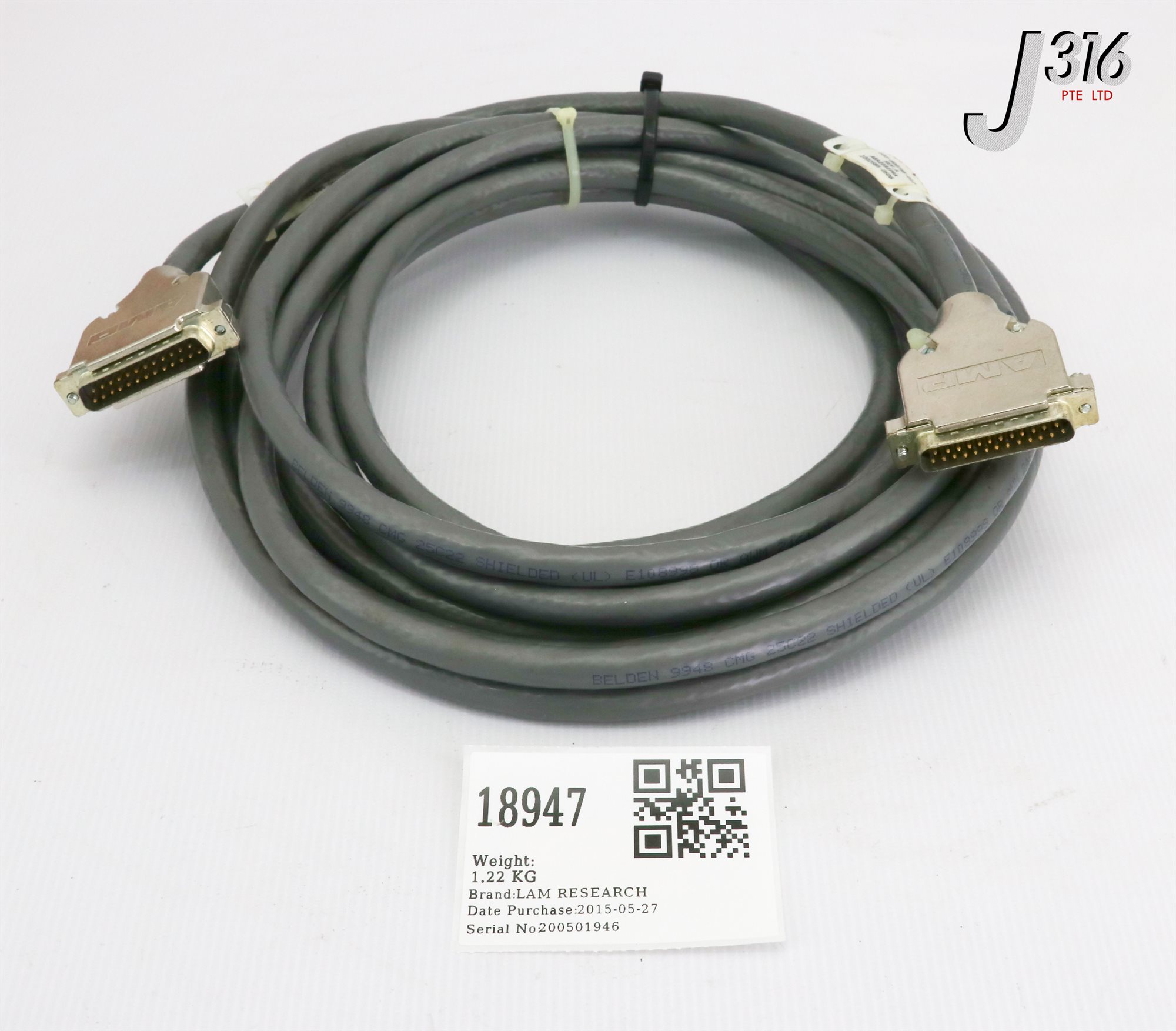 サファイア 18947 LAM RESEARCH CABLE ASSY, 5M 833-800785-012 | eBay